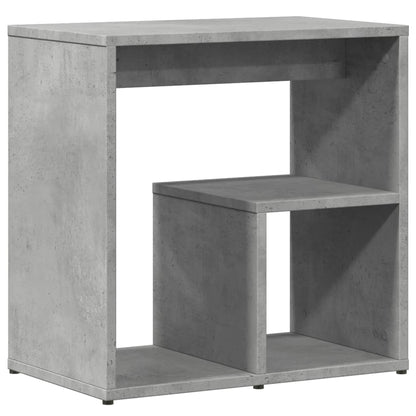 Concrete Grey Engineered Wood Side Tables Set of 2 - 50x30x50 cm