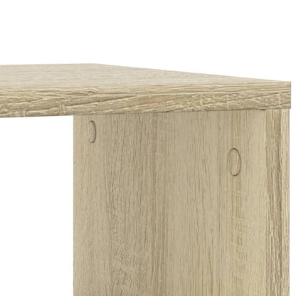 Mobile Side Table in Sonoma Oak, 50x30x55 cm, Engineered Wood