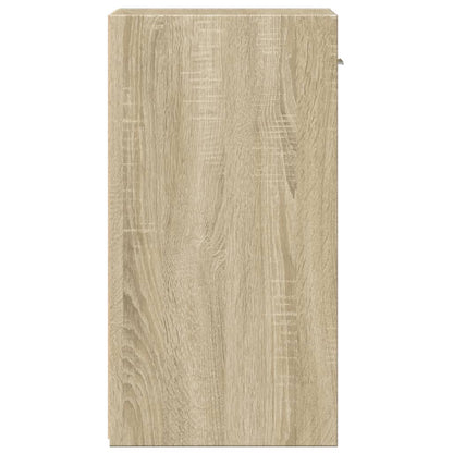 Pair of Sonoma Oak Bedside Cabinets, 2 pcs, Engineered Wood, 35x34x65 cm