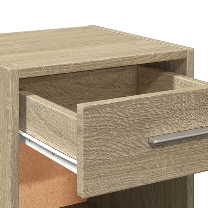 Pair of Sonoma Oak Bedside Cabinets, 2 pcs, Engineered Wood, 35x34x65 cm