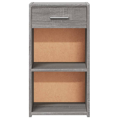 Grey Sonoma Bedside Cabinet 35x34x65 cm - Engineered Wood