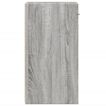 Grey Sonoma Engineered Wood Bedside Cabinets Set, 35x34x65 cm