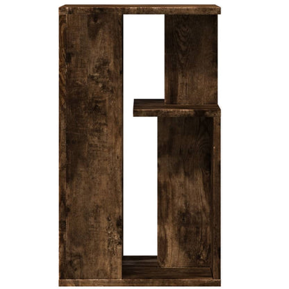 Side Table Smoked Oak 35x35x60 cm Engineered Wood