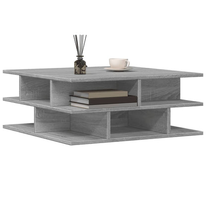 Coffee Table Grey Sonoma 70x70x29 cm Engineered Wood