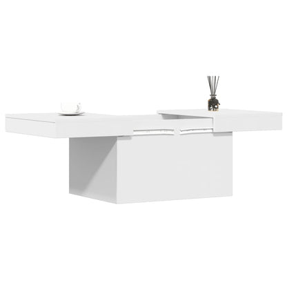 Coffee Table White 80x55x40 cm Engineered Wood