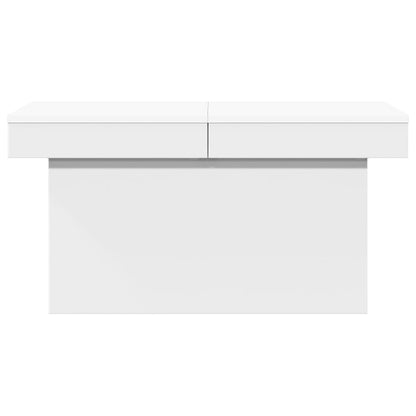 Coffee Table White 80x55x40 cm Engineered Wood