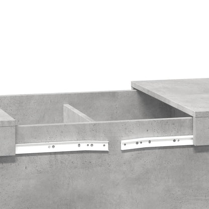 Coffee Table Concrete Grey 100x55x40 cm Engineered Wood