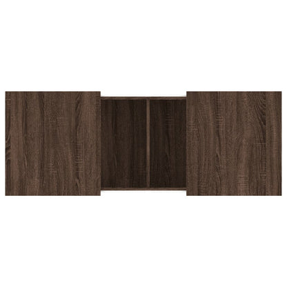 Coffee Table Brown Oak 100x55x40 cm Engineered Wood