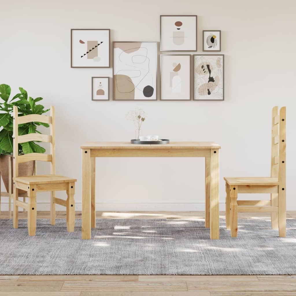 Solid Pine Dining Table Panama - 117x60x75 cm