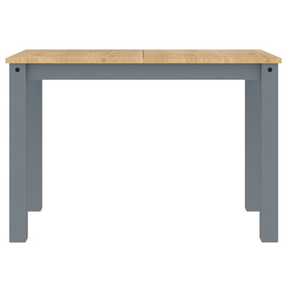Solid Pine Wood Dining Table - Panama Grey 117x60x75 cm