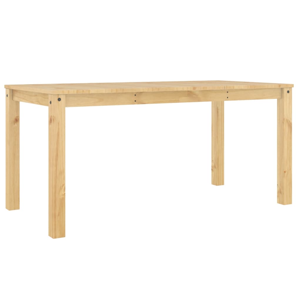 Solid Wood Pine Dining Table Panama 160x80x75 cm
