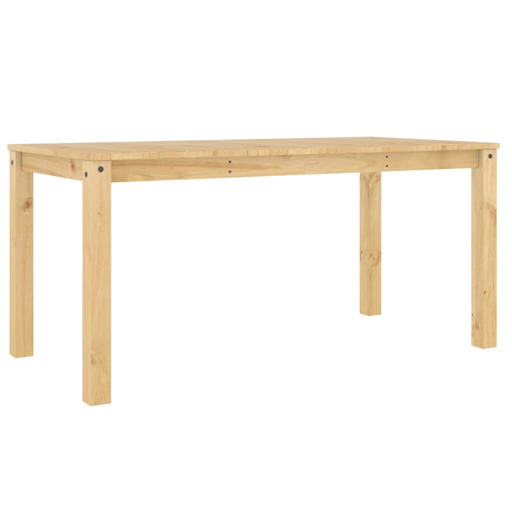 Solid Wood Pine Dining Table Panama 160x80x75 cm