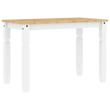 Corona White Solid Pine Dining Table 112x60x75 cm