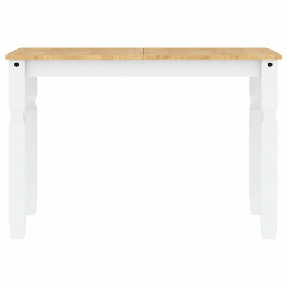 Corona White Solid Pine Dining Table 112x60x75 cm