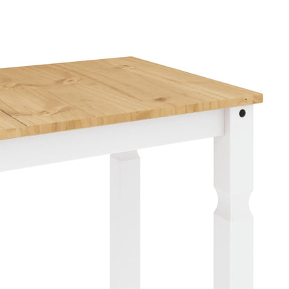 Corona White Solid Pine Dining Table 112x60x75 cm