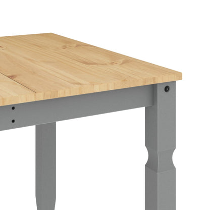 Solid Wood Pine Dining Table Corona Grey 180x90x75 cm