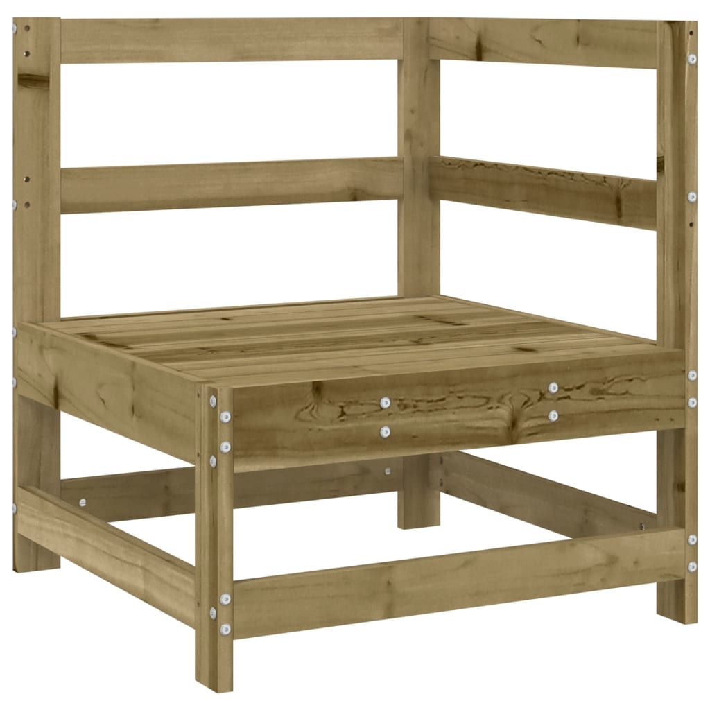 6 Piece Garden Sofa Set Impregnated Wood Pine