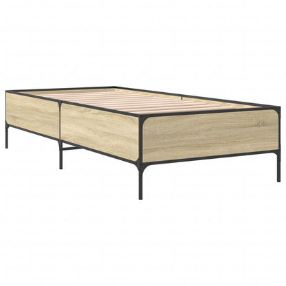Sonoma Oak Bed Frame 90x200 cm - Stylish & Durable Finish