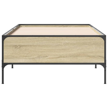 Sonoma Oak Single Bed Frame 90x190 cm - No Mattress Included
