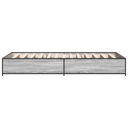 Grey Sonoma Small Single Bed Frame 75x190 cm - No Mattress Included