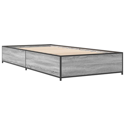 Grey Sonoma Small Single Bed Frame 75x190 cm - No Mattress Included