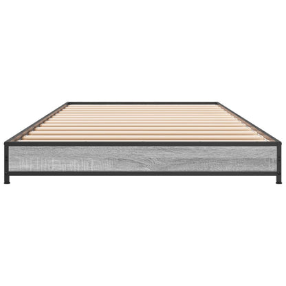 Grey Sonoma Bed Frame 75x190 cm - Small Single, No Mattress Included