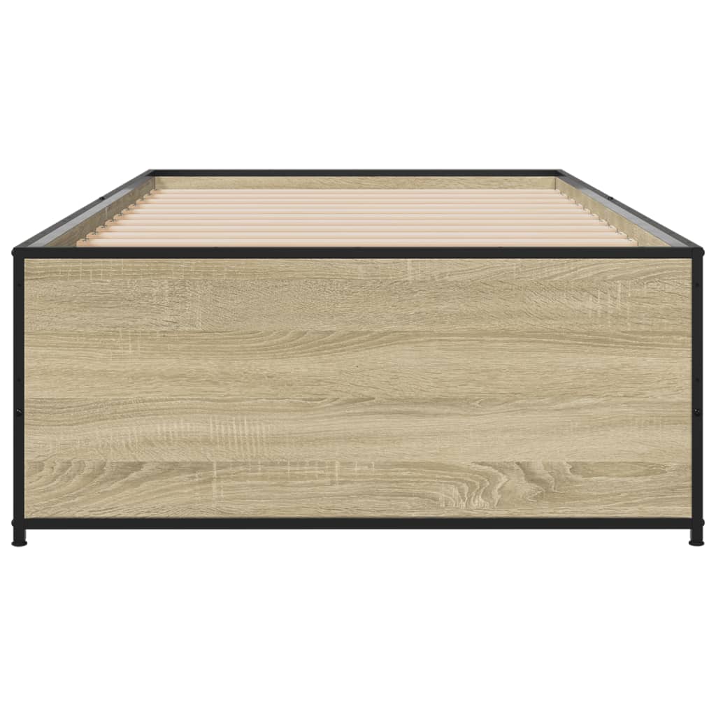 Sonoma Oak Bed Frame 90x200 cm - Durable & Stylish Design