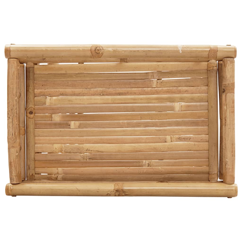 Bamboo Folding Tray Table 60x40x68 cm - Stylish & Eco-Friendly