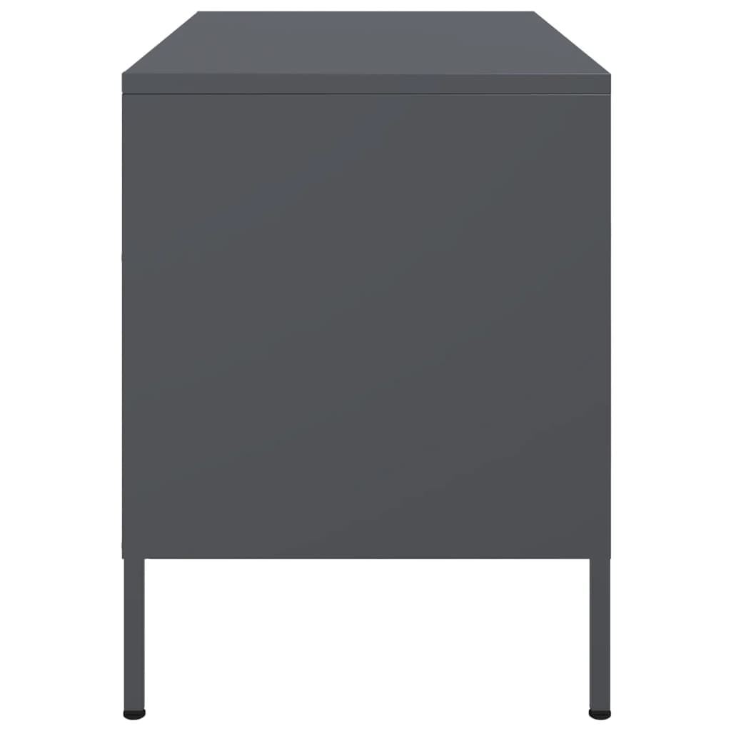 TV Cabinet Anthracite 68x39x50.5 cm Steel