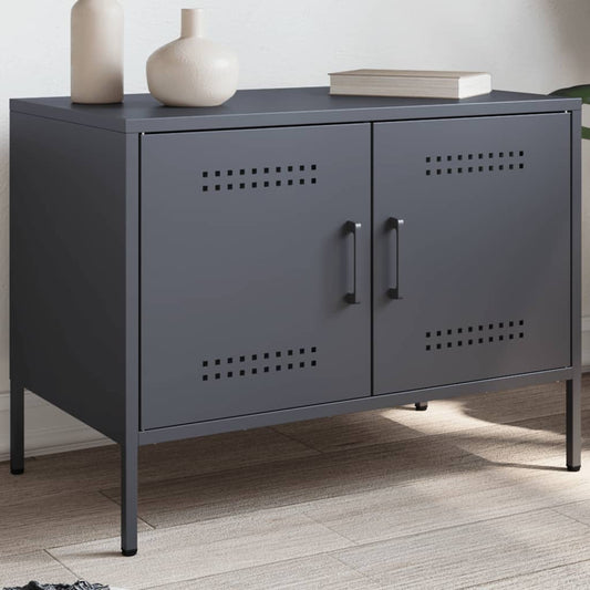 TV Cabinet Anthracite 68x39x50.5 cm Steel