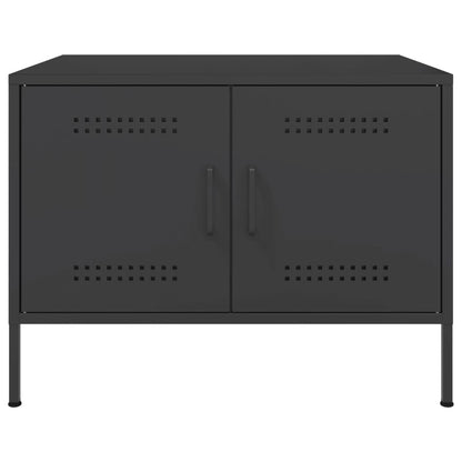 Coffee Table Black 68x50x50.5 cm Steel