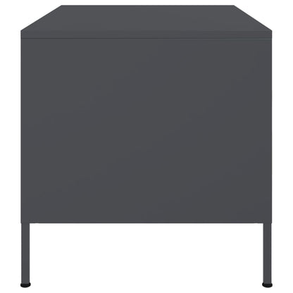 Coffee Table Anthracite 68x50x50.5 cm Steel