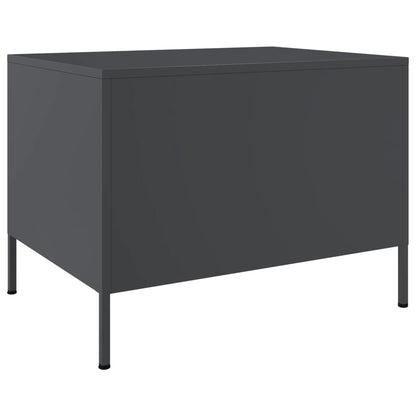 Coffee Table Anthracite 68x50x50.5 cm Steel