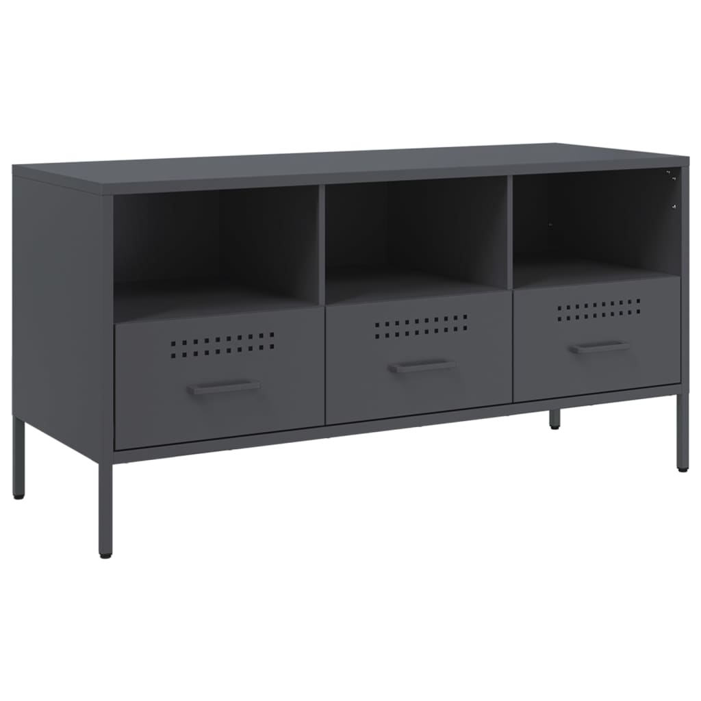 TV Cabinet Anthracite 100.5x39x50.5 cm Steel