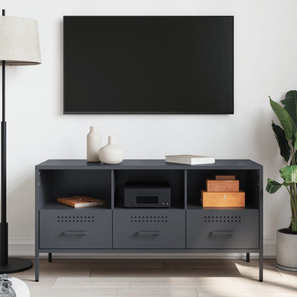 TV Cabinet Anthracite 100.5x39x50.5 cm Steel
