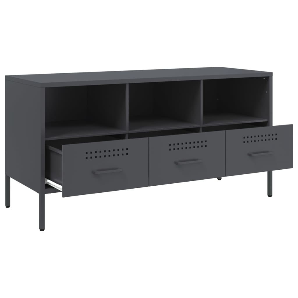 TV Cabinet Anthracite 100.5x39x50.5 cm Steel
