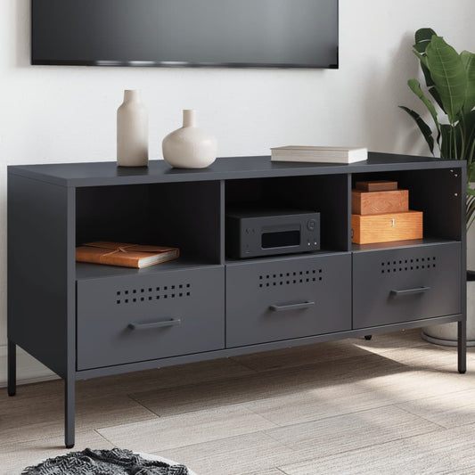 TV Cabinet Anthracite 100.5x39x50.5 cm Steel