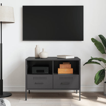 TV Cabinet Black 68x39x50.5 cm Steel