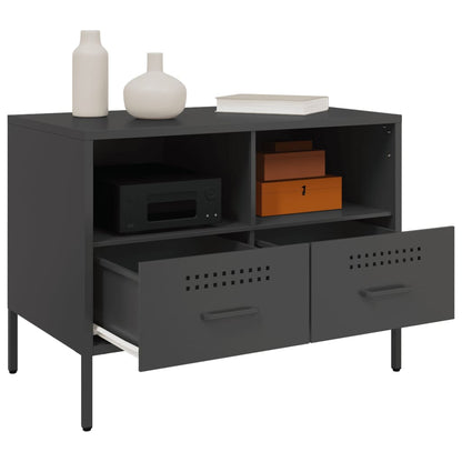 TV Cabinet Black 68x39x50.5 cm Steel