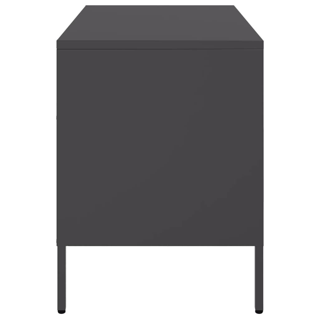 TV Cabinet Black 68x39x50.5 cm Steel