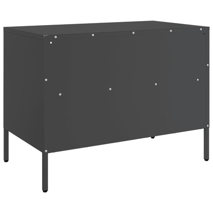 TV Cabinet Black 68x39x50.5 cm Steel