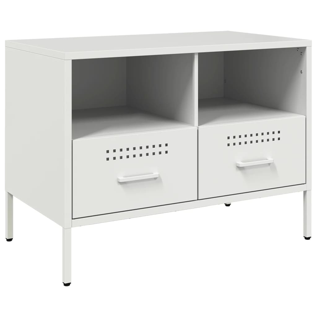 TV Cabinet White 68x39x50.5 cm Steel