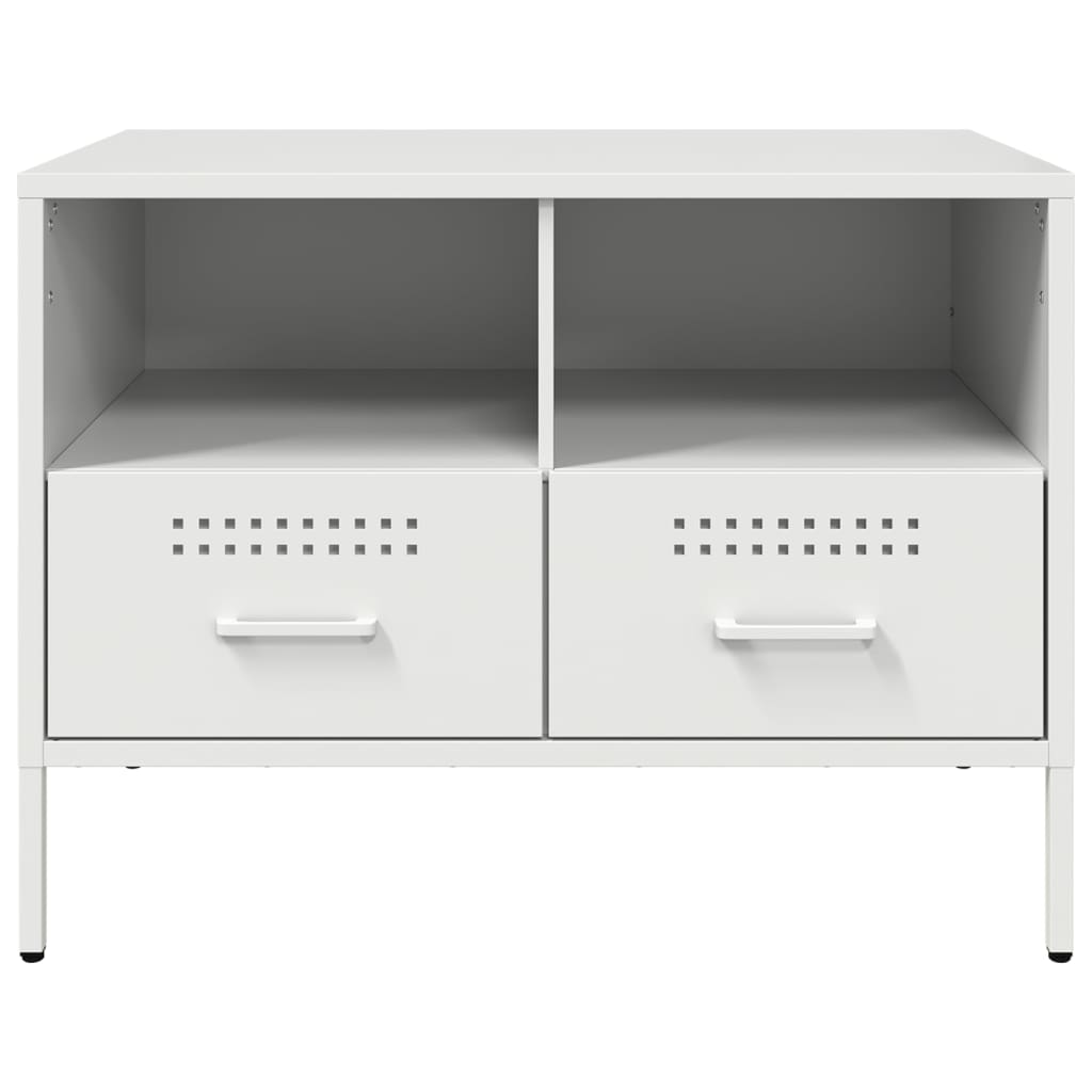 TV Cabinet White 68x39x50.5 cm Steel