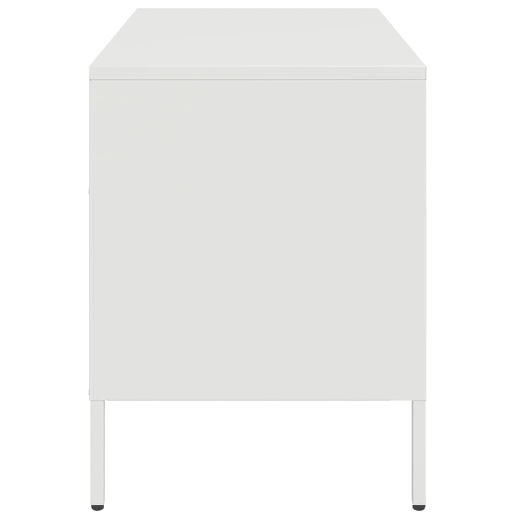 TV Cabinet White 68x39x50.5 cm Steel