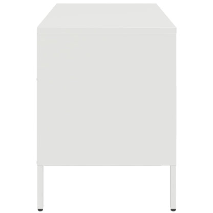 TV Cabinet White 68x39x50.5 cm Steel