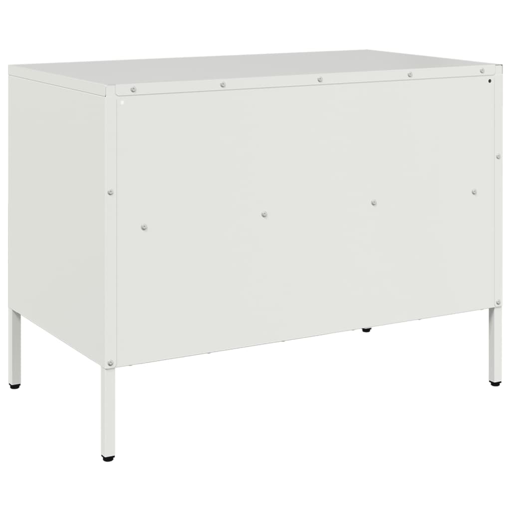 TV Cabinet White 68x39x50.5 cm Steel