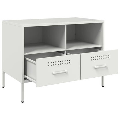 TV Cabinet White 68x39x50.5 cm Steel
