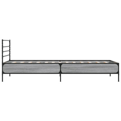 Grey Sonoma Bed Frame, 75x190 cm, Small Single No Mattress