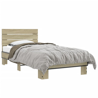 Sonoma Oak Small Single Bed Frame 75x190 cm - No Mattress Included