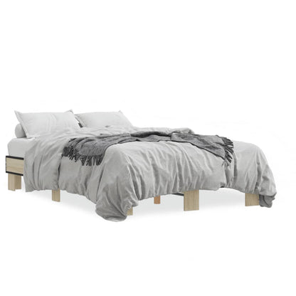 Sonoma Oak Bed Frame 120x200 cm - Elegant & Durable Design
